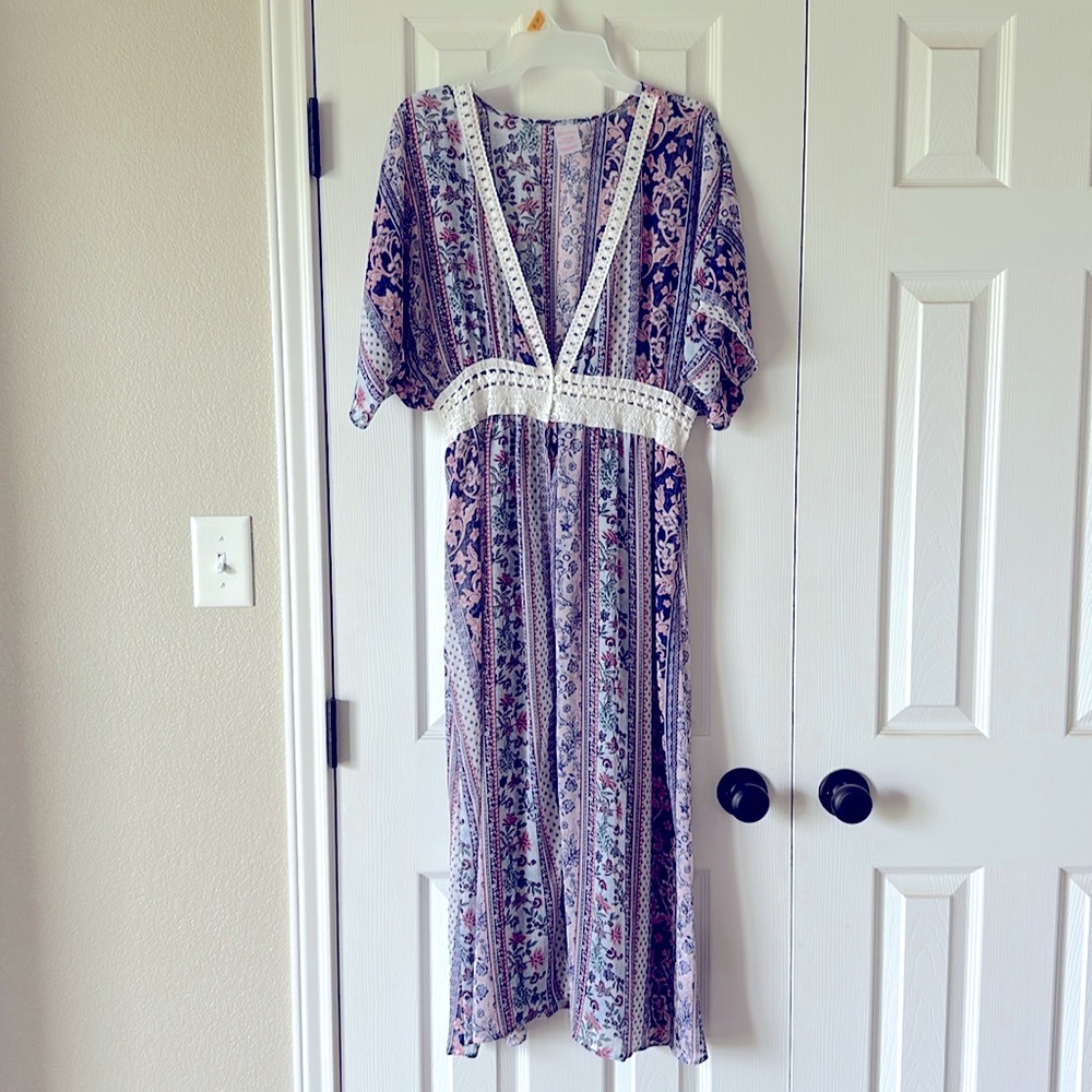Kimono formal print - no boundaries